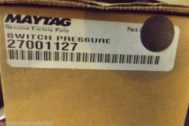 MAYTAG WASHER 27001127 SWITCH PRESSURE NEW IN BOX MAYTAG WASHER 27001127 SWITCH PRESSURE NEW IN BOX